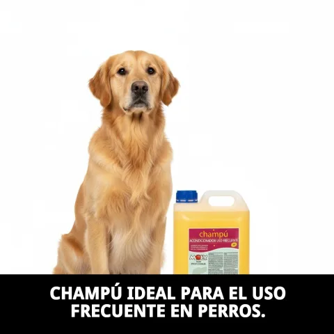 Detalle de la etiqueta del Champú Uso Frecuente Moly 5L