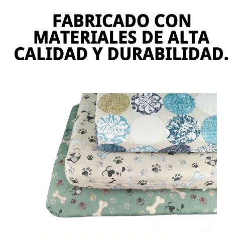 Colchón para perros con soporte ergonómico visto lateral