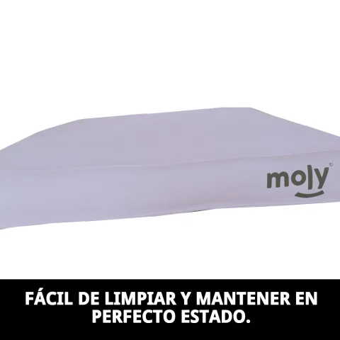 Vue latérale du matelas imperméable pour chiens grands