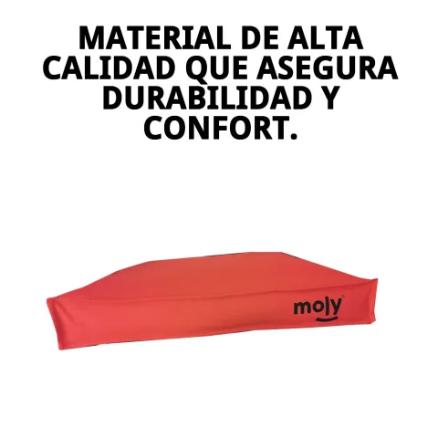 Vue latérale du matelas pour chiens de taille moyenne