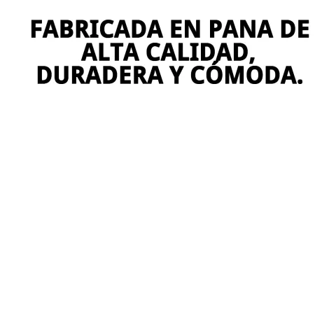 Colchoneta de pana en el interior de un vehículo