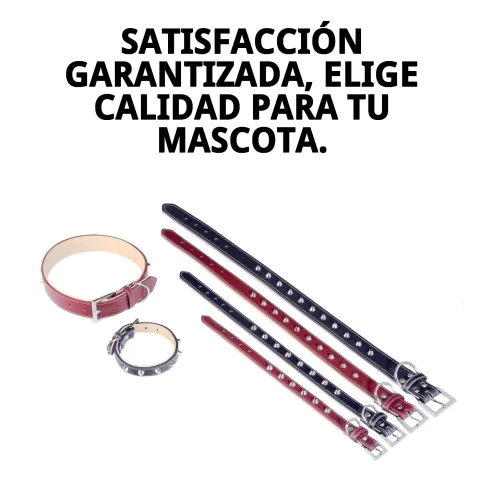 Ajuste cómodo y seguro del collar de cuero Forniture