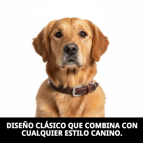 Varias opciones de colores del collar cuero para perros