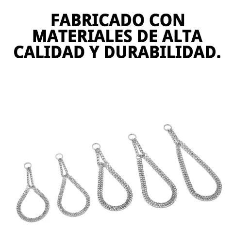Material acero inoxidable del collar estrang cadena 40 cm x 2 mm
