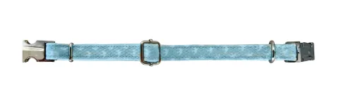 Détail du collier pour chiens petits et moyens avec boucle et anneau pour laisse