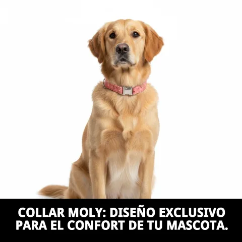 Matériau nylon résistant et doux du collier Moly Salmon T-4