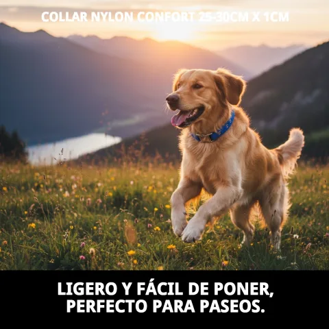 Material nylon suave y acolchado del collar confort