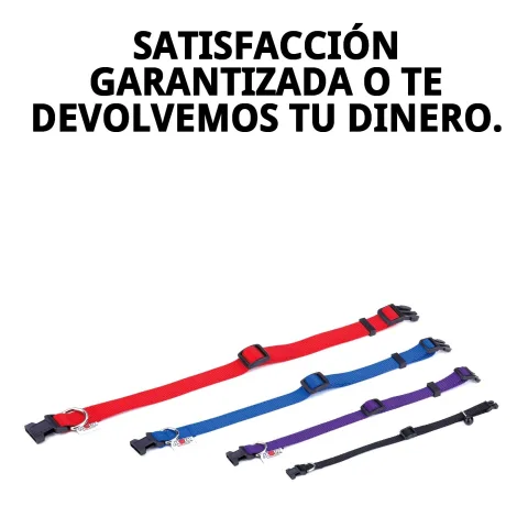 Medición del cuello para ajuste correcto del collar nylon liso