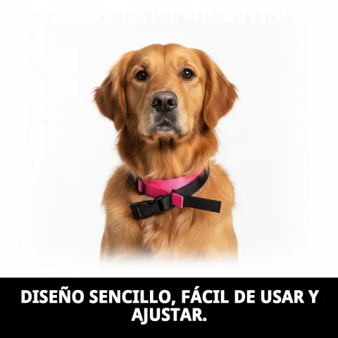 Collar nylon liso fácil de limpiar con paño húmedo