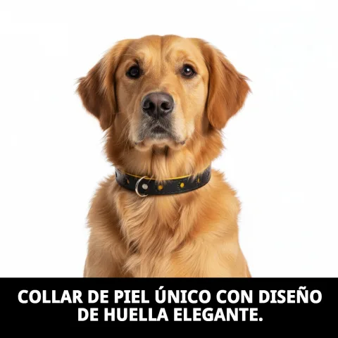 Cierre resistente del collar piel luxury huella 45 cm