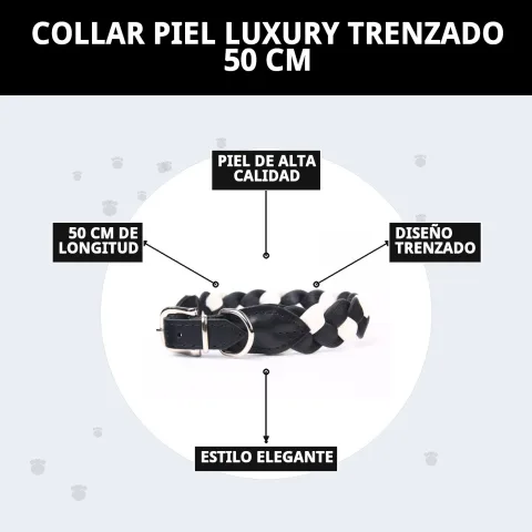 Embalaje y presentación del collar Piel Luxury