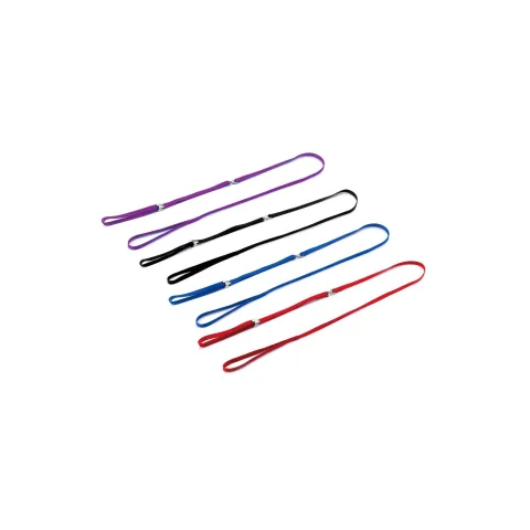 Détail de la pince ajustable du collier ramal en nylon
