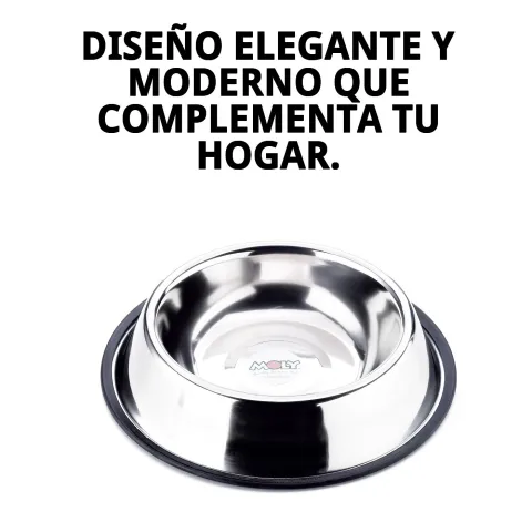 Lado del comedero mostrando su acabado resistente y elegante