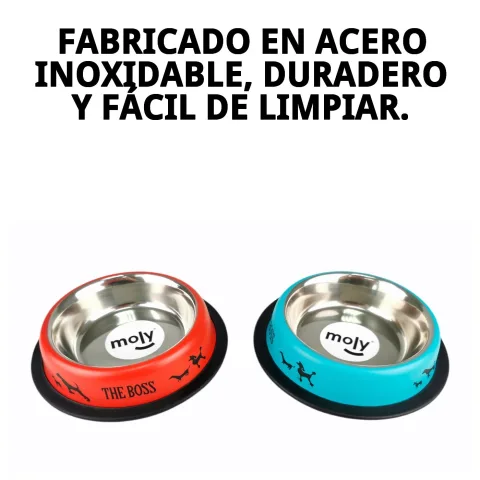 Comedero para perros pequeños y gatos con capacidad 0,55L