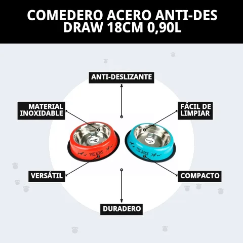 Presentación del comedero Draw en ambiente doméstico moderno