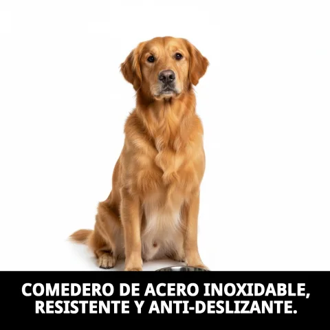 Comedero acero inoxidable Motif fácil de limpiar
