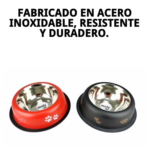 Perfil lateral comedero acero inoxidable Cocker Draw