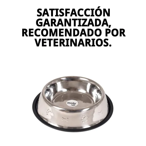 Comedero resistente de acero inoxidable para alimentación diaria