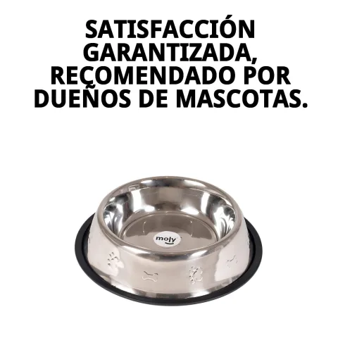 Comedero con base antideslizante sobre suelo de cocina