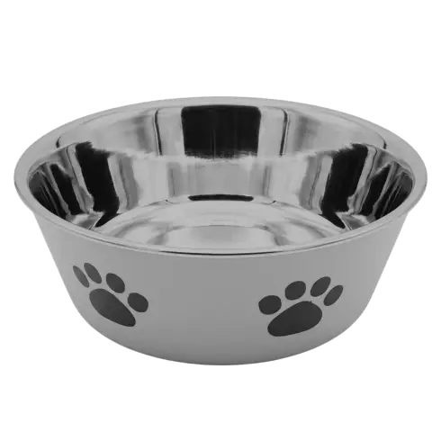 COMEDERO ACERO INOXIDABLE MOLY PARA GATOS 14,5 CM CON BASE ANTIDESLIZANTE