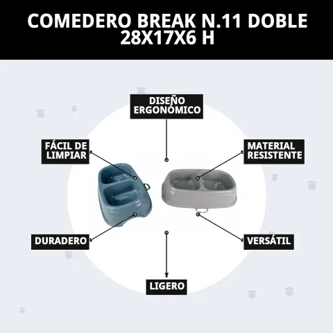 Comedero Break N.11 en ambiente doméstico para mascotas