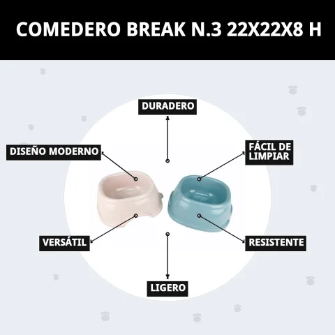 Comedero Break N.3 en ambiente doméstico