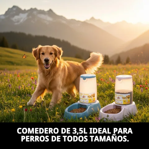 Comedero Break Reserva con alimento para perros