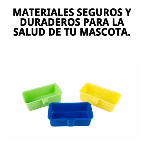 Material seguro del comedero para hámster
