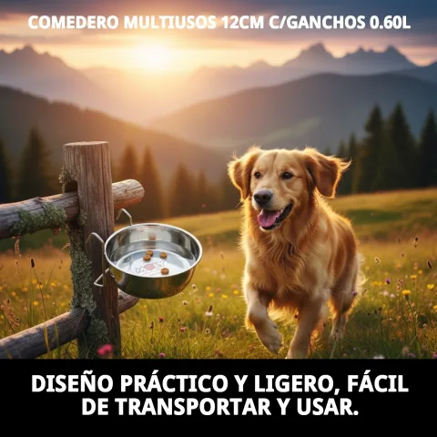 Comedero multiusos con diseño moderno para mascotas