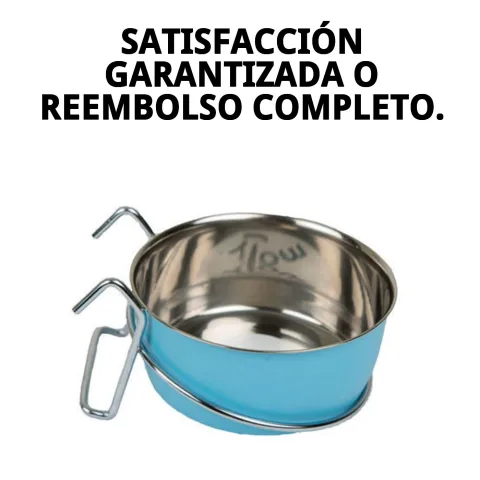 Limpieza fácil del comedero multiusos de acero inoxidable