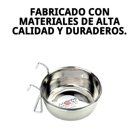 Limpieza fácil del comedero multiusos 9 cm en lavavajillas