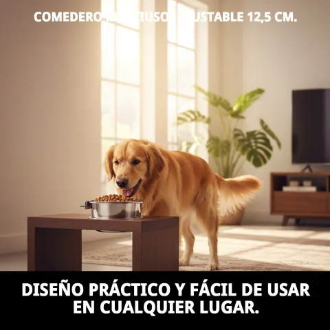 Comedero multiusos fácil de limpiar en cocina