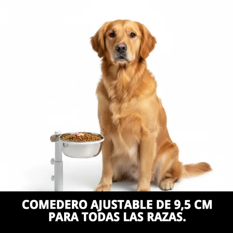 Comedero multiusos en entorno doméstico