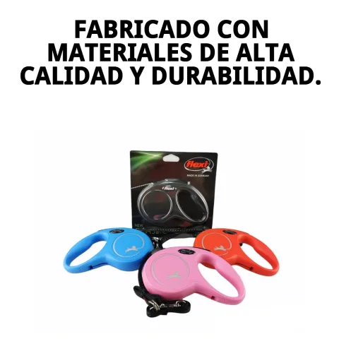Correa Flexi New Classic S con perro en parque urbano