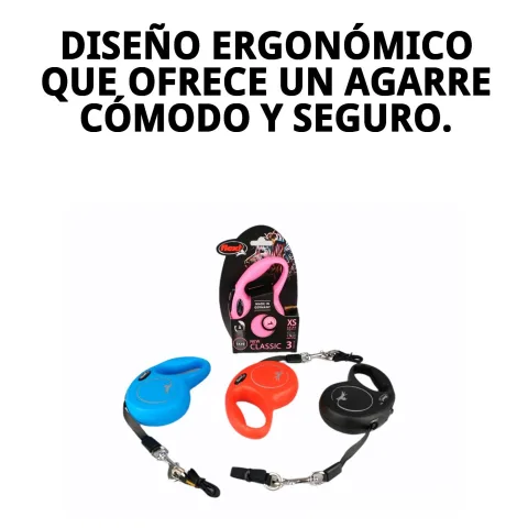 Cinta de nylon resistente de la correa Flexi New Classic XS