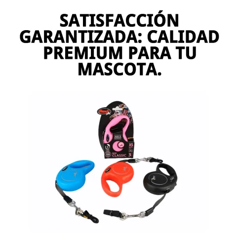 Carcasa de plástico duro de la correa extensible Flexi New Classic XS