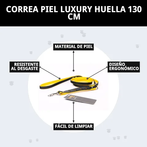 Correa Luxury Huella enrollada mostrando su textura y color