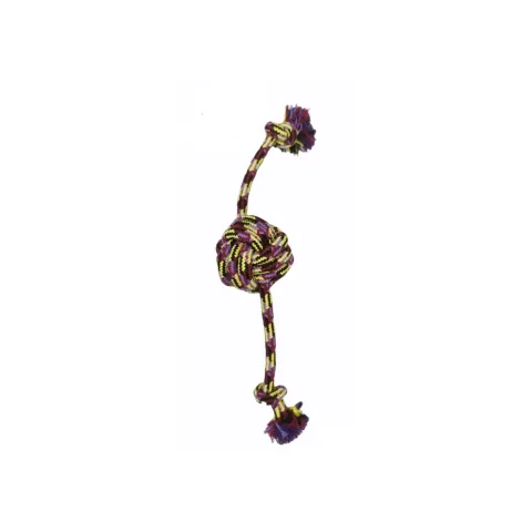 Détail de la corde tressée en coton du jouet Cuádrupe Trendy