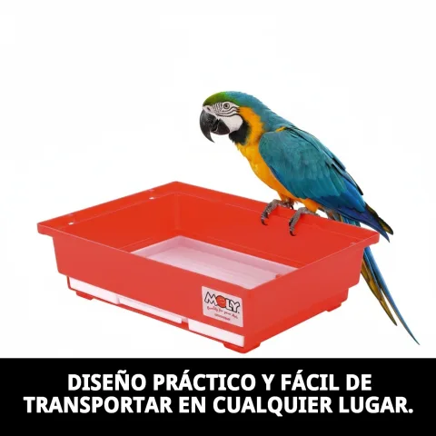 Bac pour cage dans un environnement domestique