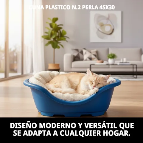 Couffin pour petits chiens et chats couleur perle