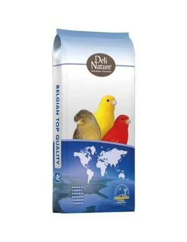 Vue latérale du sac Deli Nature Canaris Base 20 kg