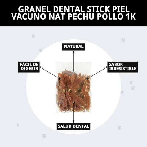 Packaging y etiquetado del Dental Stick Granel 1 kg Moly