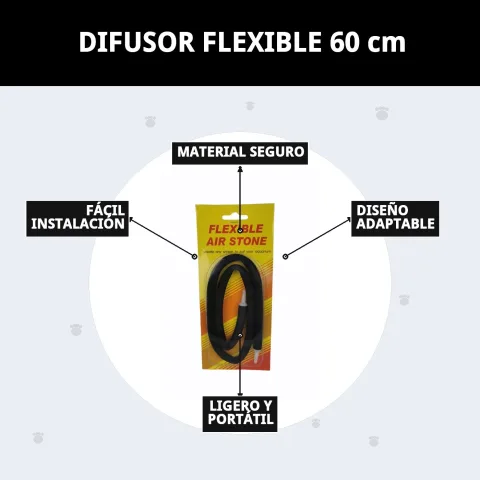 Accessoire diffuseur flexible 60 cm en intérieur