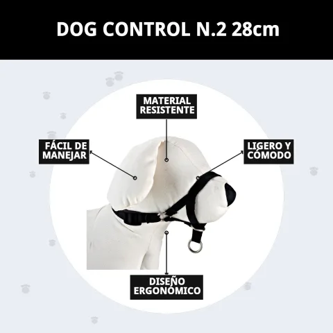 Bozal DOG CONTROL N.2 en uso durante paseo