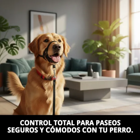 Ajuste del collar Dog Control N.5 en perro mediano