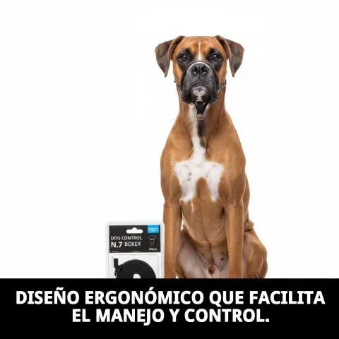 Ajuste del bozal DOG CONTROL N.7 en hocico de boxer