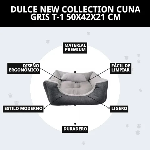 Coussin DULCE NEW COLLECTION T-1 prêt à être expédié avec livraison rapide chez La Tribu Animale