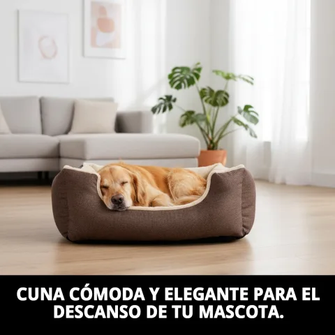 Panier pour chiens petits et moyens avec tissu doux