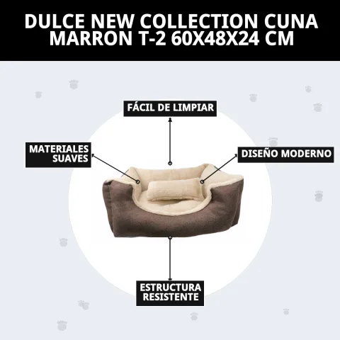 Corbeille Dulce New Collection design élégant pour chiens et chats