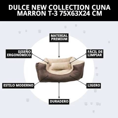 Chien grand reposant confortablement sur coussin DULCE NEW COLLECTION